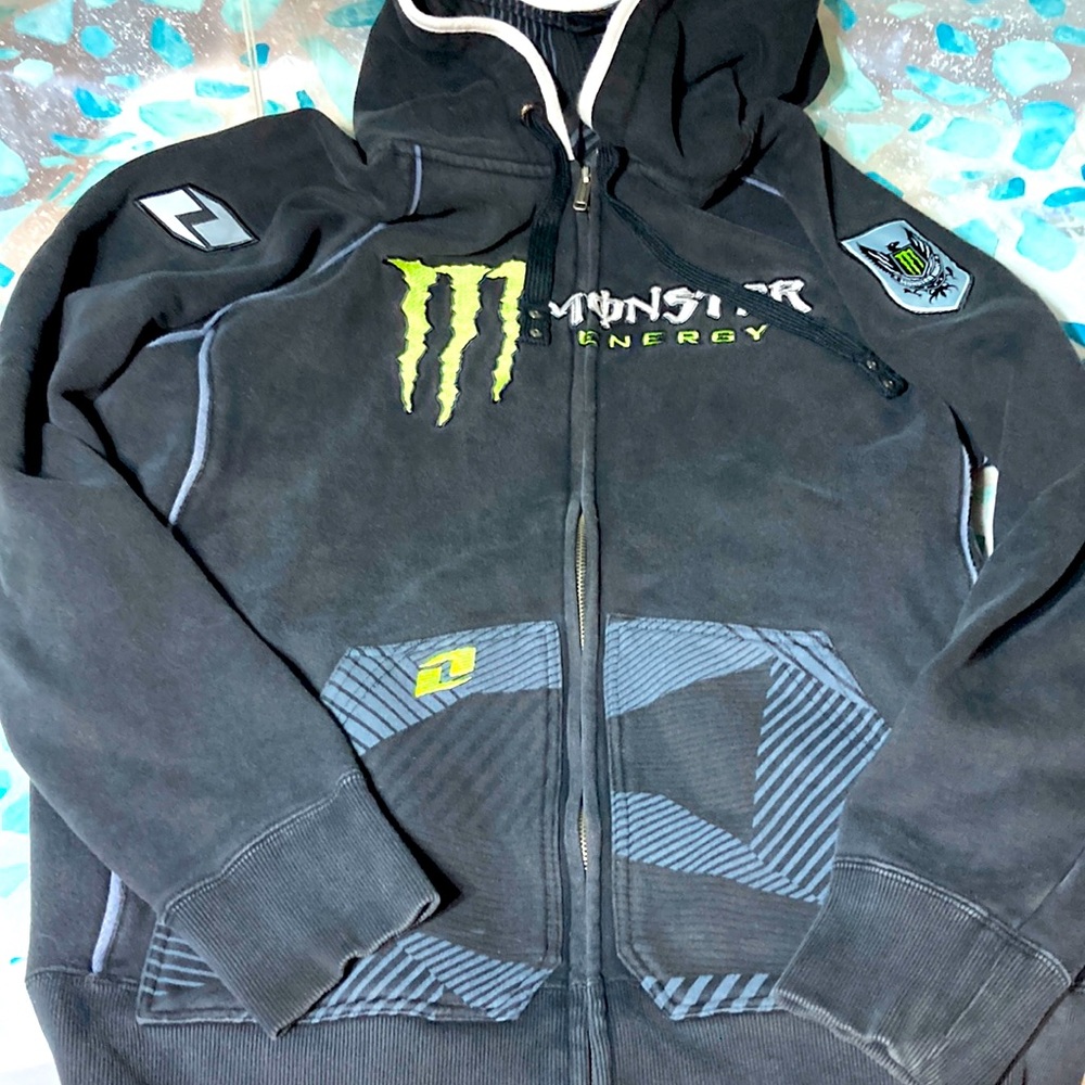 Monster Full Zip Hoodie XL USED